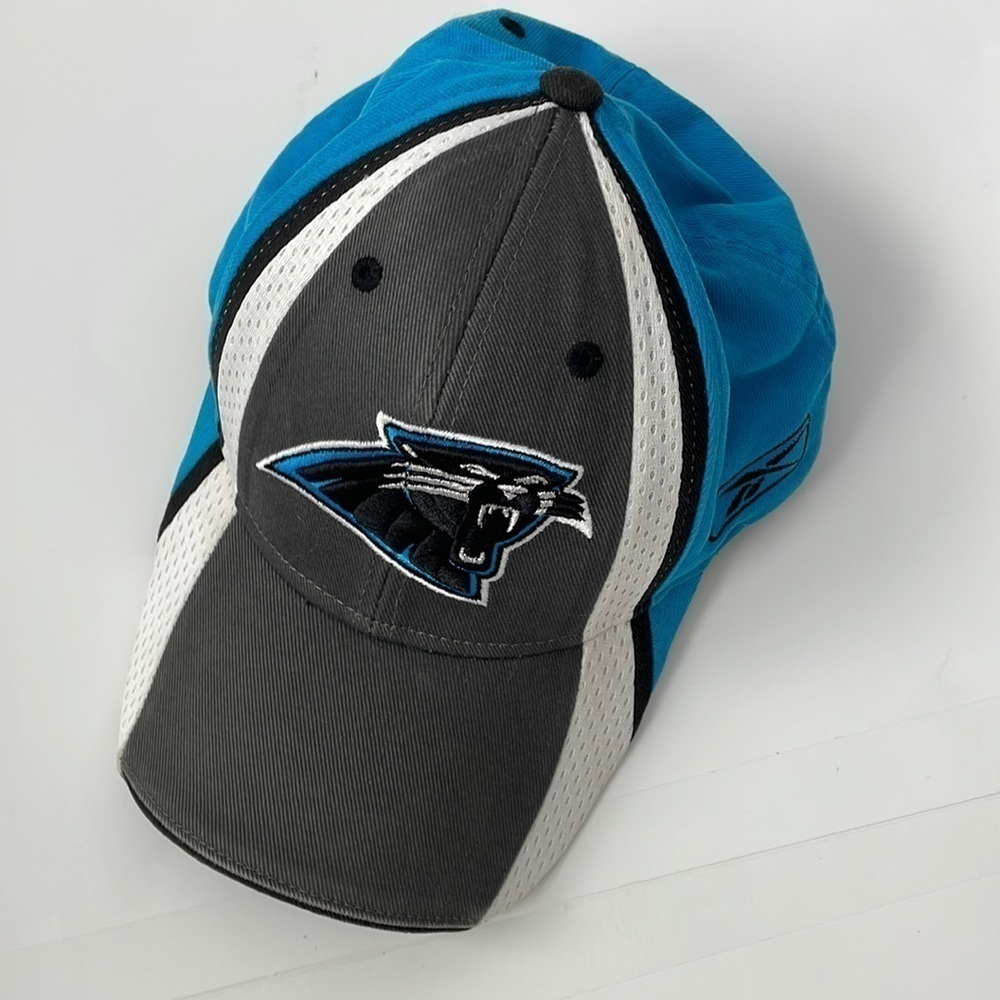 Carolina Panthers Reebok Stretch Fitted Hat